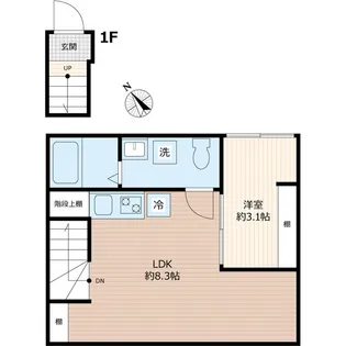 VINOSITY 習志野大久保【2階】の間取り