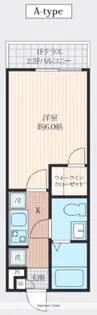 千葉県八千代市村上南5丁目【アパート】の間取り