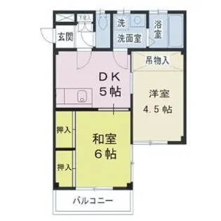 ルラール津田沼【2階】の間取り