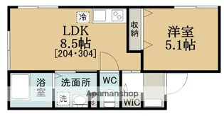 メゾン習志野I【2階】の間取り