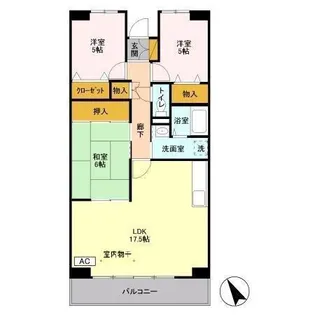 エスポワール八千代【4階】の間取り