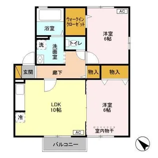 K・ファミリア【2階】の間取り