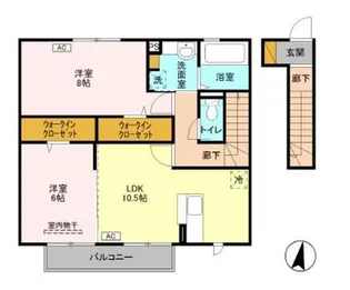 レグルス・K【2階】の間取り
