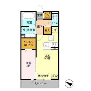 フェリーチェ【1階】の間取り