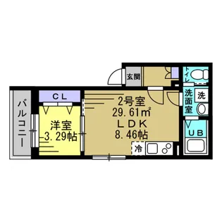 千葉県八千代市大和田新田【アパート】の間取り