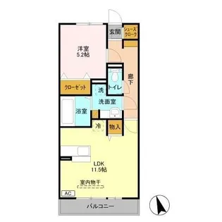 ドルチェ・アンナC【2階】の間取り