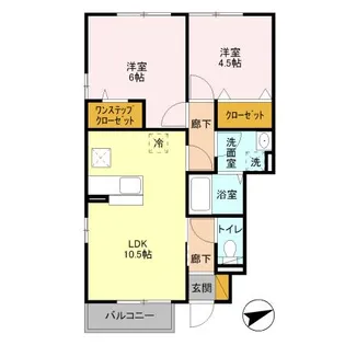 OHANA【1階】の間取り