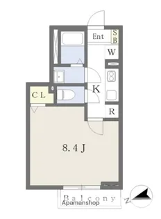 千葉県船橋市田喜野井5丁目【アパート】の間取り