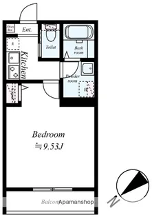千葉県八千代市八千代台西3丁目【アパート】の間取り