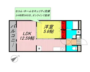 リブリ・ETOILE【1階】の間取り