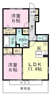 アミティエ【1階】の間取り