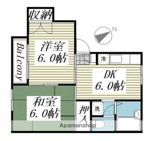 ヴェールメゾン【2階】の間取り
