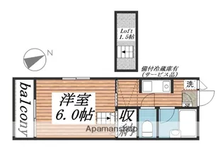 ジュネパレス船橋第34【2階】の間取り