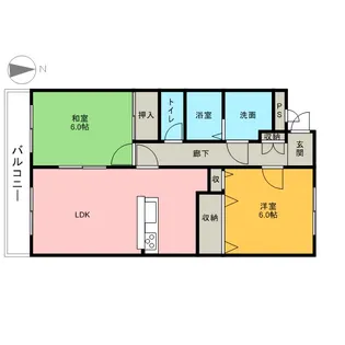 サンモール芝山【5階】の間取り