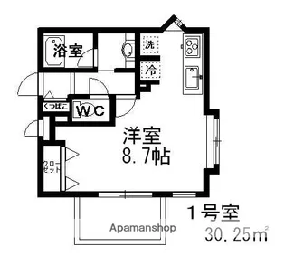 ラ・フォレ25【1階】の間取り