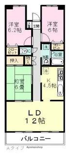 パークヒルズ和光【6階】の間取り