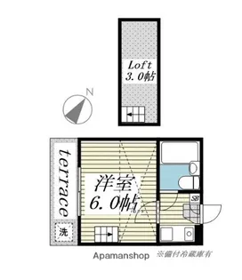 ジュネパレス津田沼第20【1階】の間取り