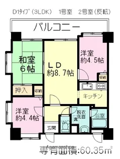 ラ・フォレ21【4階】の間取り