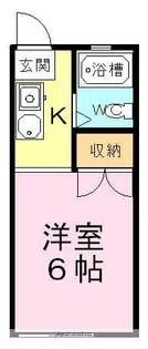 ハイツグリーンヒル【1階】の間取り