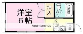 サンライズコートB【2階】の間取り