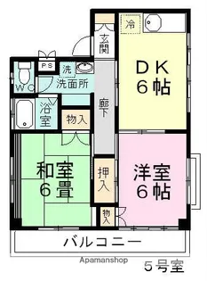 メゾン高千穂【2階】の間取り