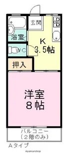 ウッドビレッジ【2階】の間取り