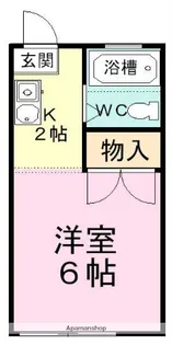 サンハイツ中田【1階】の間取り