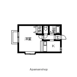 千葉県八千代市大和田新田【アパート】の間取り