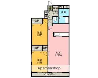 パラシオ【9階】の間取り