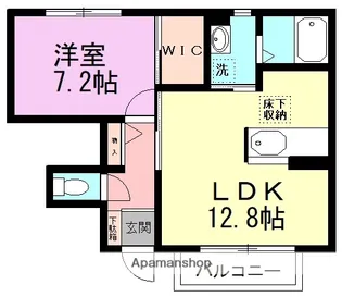 グリーンヒル並木【1階】の間取り