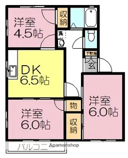 千葉県佐倉市西志津1丁目【アパート】の間取り
