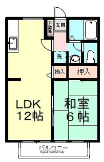 セピアコート・ナミキ【2階】の間取り