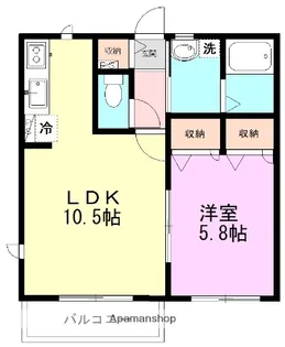 ラベリーテ佐倉【1階】の間取り