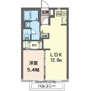 サンモール南志津【1階】の間取り