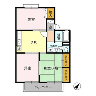 グレイスシャルム【1階】の間取り