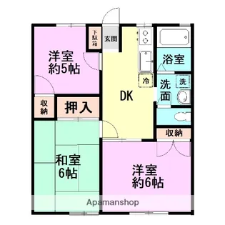 ヒルトップ王子台【2階】の間取り