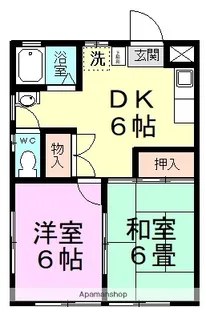 サンライズヒル【1階】の間取り