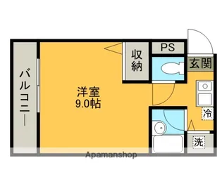 ヴェリテ勝田台【3階】の間取り