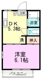 サンフローラC【2階】の間取り