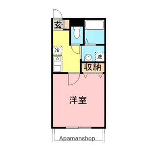 千葉県佐倉市下志津【アパート】の間取り