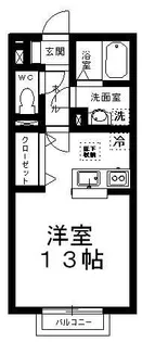 メゾン成田【106号室】の間取り