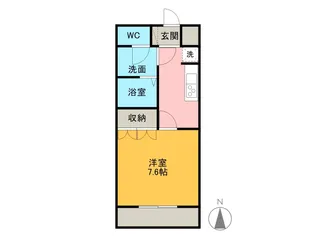 ダイアモンドハイツ・ヴィーナス【2階】の間取り