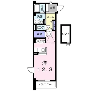 ヴェルドゥーラ【3階】の間取り