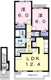 シンパシー ノース【2階】の間取り