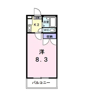 サンライズ ヴィラ【2階】の間取り