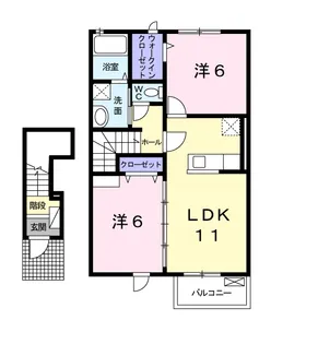 セレーナ Ⅲ【2階】の間取り