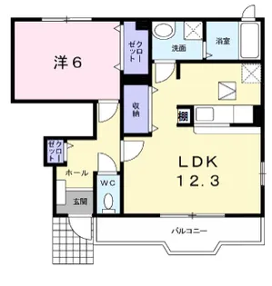 ボナールⅡ【1階】の間取り