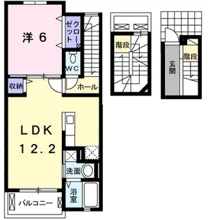 ステイドリーム【3階】の間取り