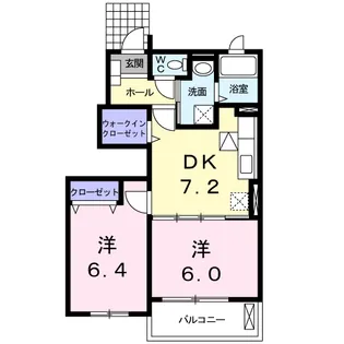 サン フォレスト Ⅰ【1階】の間取り