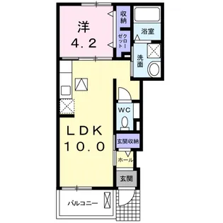 サンリットガーデンN【1階】の間取り